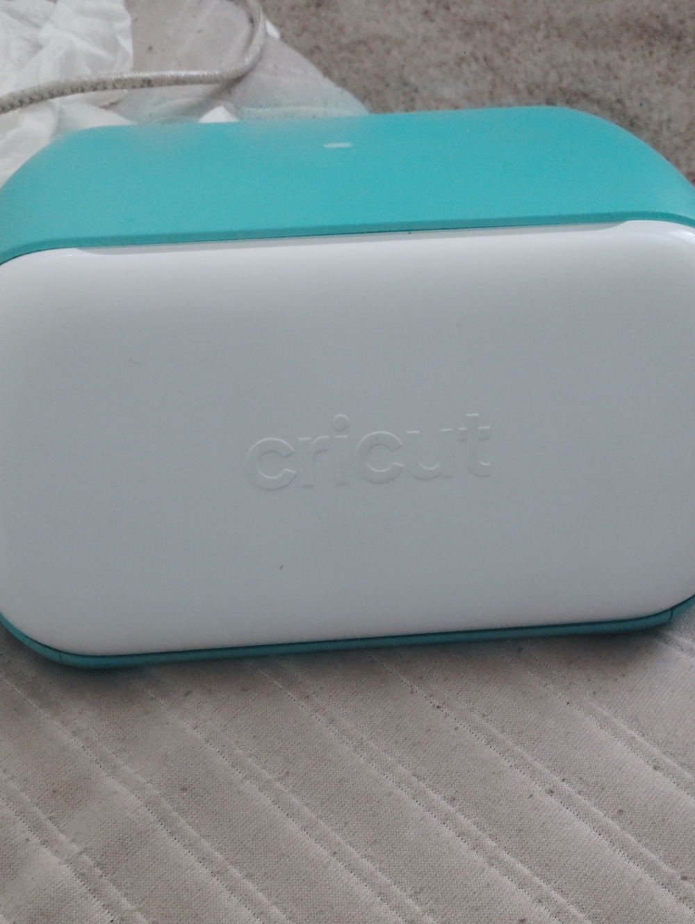 Cricut Mini Cutting Machine in Teal and White